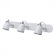 Spot blanc techno 3 ampoules 14 cm