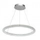 Suspension chromée crystal 1 ampoule 150 cm