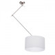 Suspension chromée megapolis 1 ampoule 148 cm