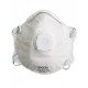 10 masques filtrants singer anti particules solides et liquides elastique de serrage ffp2d a valve
