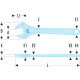 Clé à molette 101.G - FACOM - Ajustement rapide - Manche bi-matière - 101.8G 