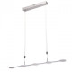Suspension chromée techno 5 ampoules 165 cm