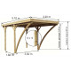 Carport pour voiture autoclave milano uno 
