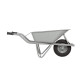 Brouette universelle, roue pneumatique, capacité 80 litres 