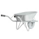 Brouette universelle, roue increvable, capacité 80 litres 