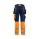 Pantalon stretch 4D haute-visibilité avec poches flottantes détachables 11251648 - Couleur et taille au choix 