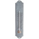 Thermomètre en zinc patiné pour jardin 50cm