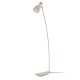 Lampadaire beige retro 1 ampoule