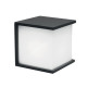 Applique boxcube 16,5 cm, graphite