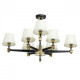 Plafonnier laiton neoclassic 8 ampoules 38 cm