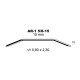 Agrafes AR-1 5/8-15 CU - Boite de 24 000 pièces - 1451500