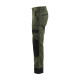 Pantalon paysagiste Vert-Armée/Noir 14541835 - Taille au choix 