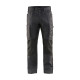 Pantalon maintenance coton stretch Gris-Foncé/Noir 14591146 - Taille au choix