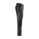 Pantalon maintenance coton stretch Gris-Foncé/Noir 14591146 - Taille au choix 