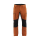 Pantalon maintenance polycoton stretch 14591845 - Couleur et taille au choix Rouille-Noir