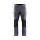 Pantalon maintenance polycoton stretch 14591845 - Couleur et taille au choix Gris moyen-Noir