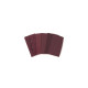 10 patins auto-agrippant corindon - 73 x 125 mm Gr. 40 - pour bois et métaux - LEMAN - 70125.101