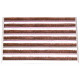 Paillasson en métal galvanisé rouleaux de coco 59x39,5x3,5cm