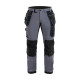 Pantalon artisan stretch 4D 15221645 - Couleur au choix Gris moyen-Noir