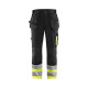 Pantalon artisan haute-visibilité 15291860 - Couleur et taille au choix noir-jaune fluo