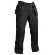 Pantalon artisan poches libres coton  15301310 Noir