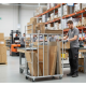 Chariot mobile porte cartons