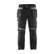 Pantalon artisan avec poches flottantes 15551860 - Couleur et taille au choix Noir-Gris clair