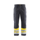 Pantalon artisan haute-visibilité 15641811 - Couleur et taille au choix Gris moyen-Jaune fluo