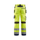 Pantalon aéré haute-visibilité +stretch avec poches flottantes 15651811 - Couleur et taille au choix 