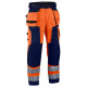 Pantalon artisan softshell haute visibilité  15672517 Orange-Marine