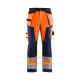 Pantalon artisan haute-visibilité 15681811 - Couleur et taille au choix Orange fluo-Marine