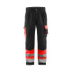 Pantalon artisan Haute-Visibilité 15841860 - Couleur et taille au choix Rouge fluo-Noir