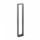 Balise de jardin gris fonce alp