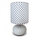 Lampe de table chromée megapolis 1 ampoule 25 cm