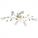 Plafonnier beige flora 6 ampoules 20 cm