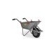 Brouette easy rider 80L,  roue pneumatique, anneau de levage