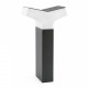 Balise de jardin gris foncé tau 1 ampoule