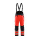 Pantalon hiver haute-visibilité à doublure chaude 18751977 - Couleur et taille au choix Rouge fluo-noir