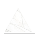 Carrelage triangulaire imitation marbre blanc 23,2 x 20,1 cm varenna 