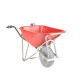 Brouette aluminium profi-Max Plus rouge roue anti-crevaison