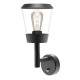 Applique montante ext e27 ip54 avec détecteur