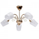 Plafonnier doré megapolis 5 ampoules 30 cm
