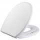 Abattant wc blanc lunette wc enfants amovible polypropylène 446 x 370 x 54 mm