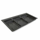 Base pour poubelles de tiroir de cuisine gris anthracite largeur du module au choix  900 mm
