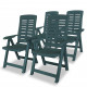 Chaises inclinables de jardin plastique - Couleur et nombre de chaise au choix 
