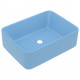Lavabo de luxe 41x30x12 cm céramique - Couleur au choix Bleu-clair-mat