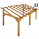 Auvent en bois 1 pan 15 m2 - sherwood