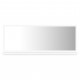 Miroir de bain 90x10,5x37 cm aggloméré - Couleur au choix Blanc
