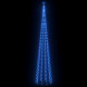 Sapin de noël cône 752 led 160x500 cm - Couleur de l'éclairage au choix Bleu