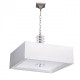 Suspension grise megapolis 6 ampoules 80 cm